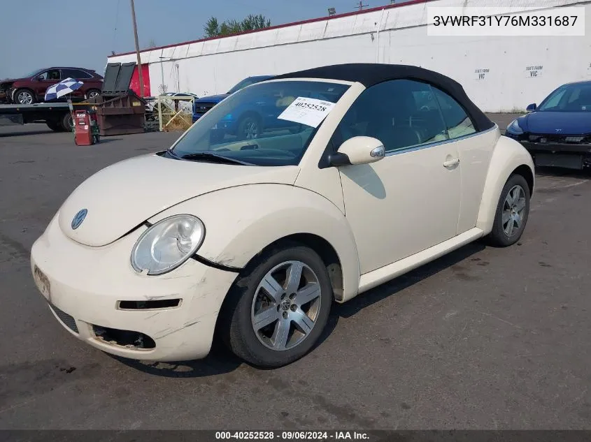 3VWRF31Y76M331687 2006 Volkswagen New Beetle 2.5