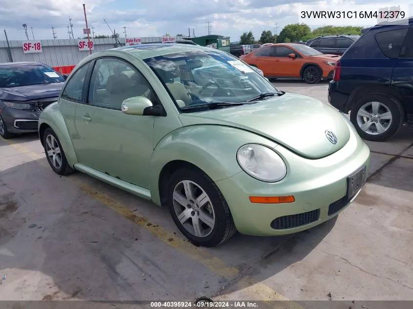 3VWRW31C16M412379 2006 Volkswagen New Beetle 2.5