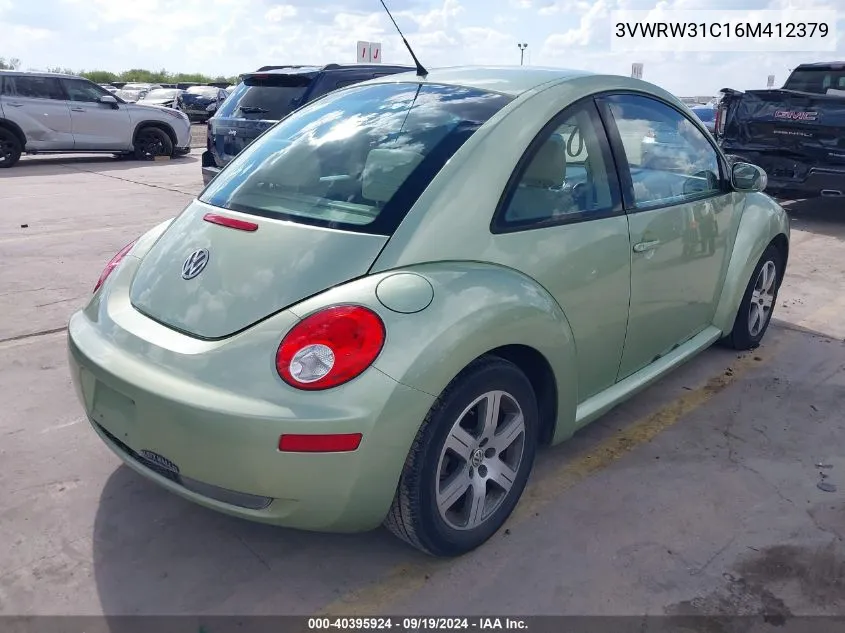 3VWRW31C16M412379 2006 Volkswagen New Beetle 2.5