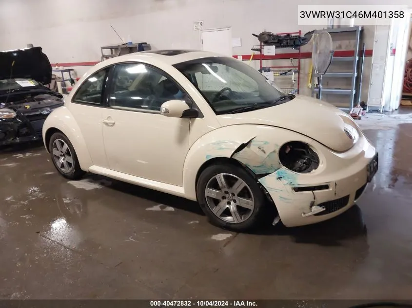 3VWRW31C46M401358 2006 Volkswagen New Beetle 2.5