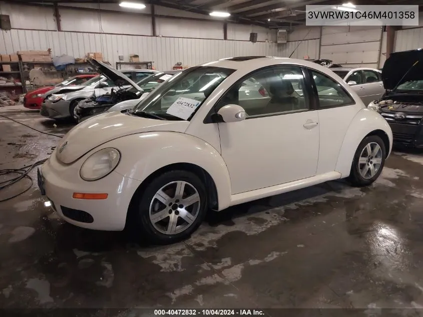 3VWRW31C46M401358 2006 Volkswagen New Beetle 2.5