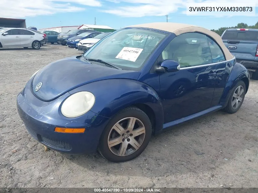 2006 Volkswagen New Beetle 2.5 VIN: 3VWRF31YX6M330873 Lot: 40547390