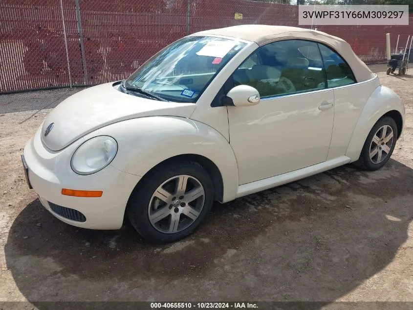 2006 Volkswagen New Beetle 2.5 VIN: 3VWPF31Y66M309297 Lot: 40655510