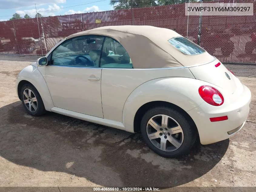 2006 Volkswagen New Beetle 2.5 VIN: 3VWPF31Y66M309297 Lot: 40655510