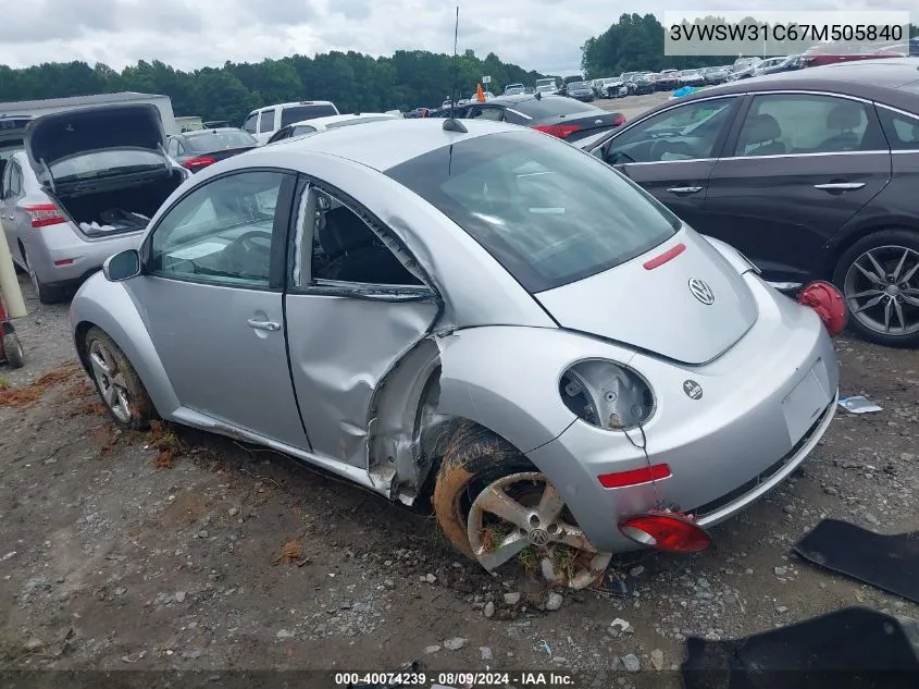 3VWSW31C67M505840 2007 Volkswagen New Beetle 2.5