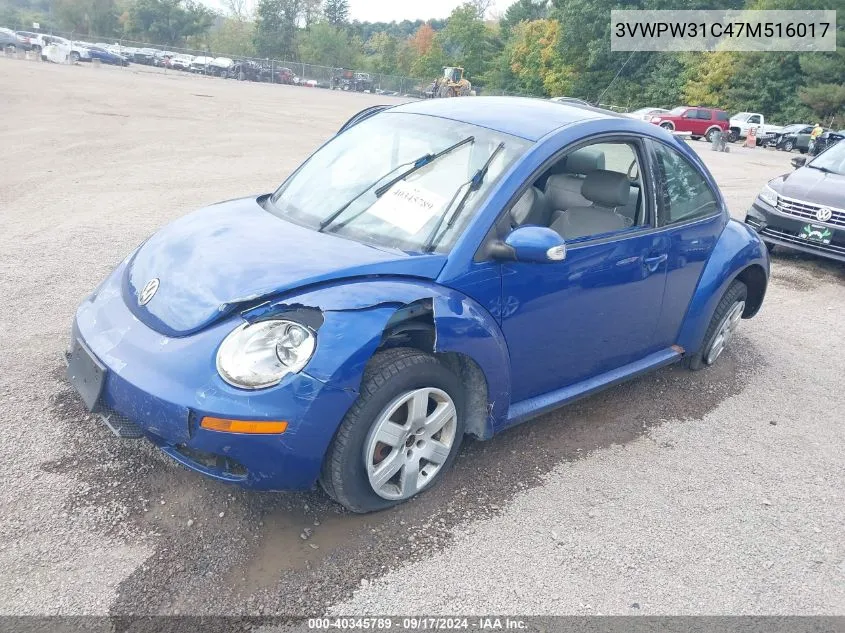 3VWPW31C47M516017 2007 Volkswagen New Beetle 2.5