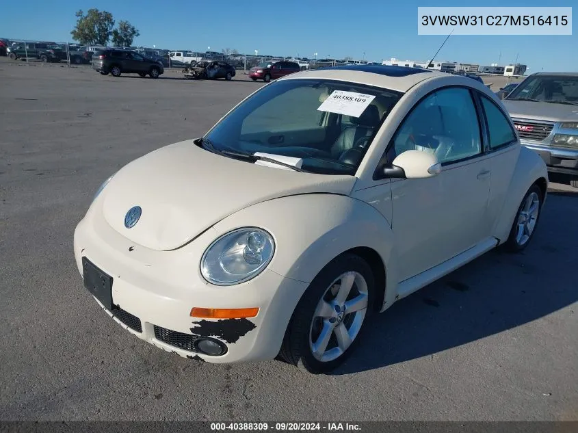 3VWSW31C27M516415 2007 Volkswagen New Beetle 2.5