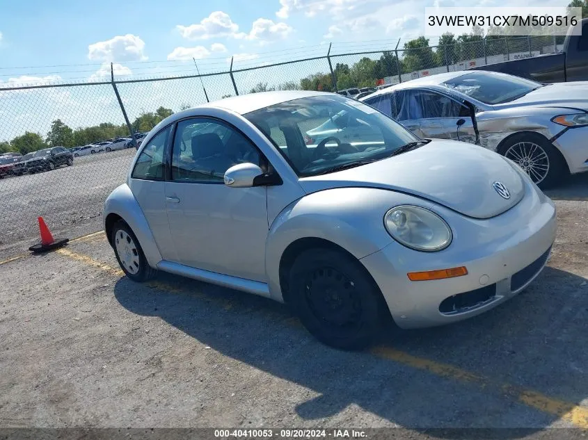 2007 Volkswagen New Beetle 2.5 VIN: 3VWEW31CX7M509516 Lot: 40410053