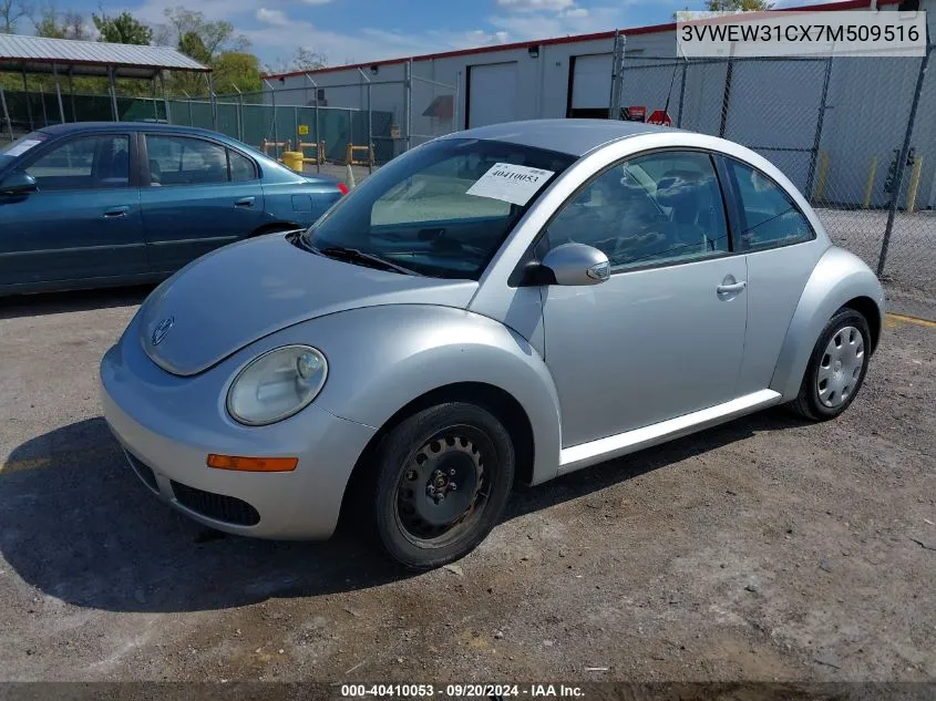 2007 Volkswagen New Beetle 2.5 VIN: 3VWEW31CX7M509516 Lot: 40410053