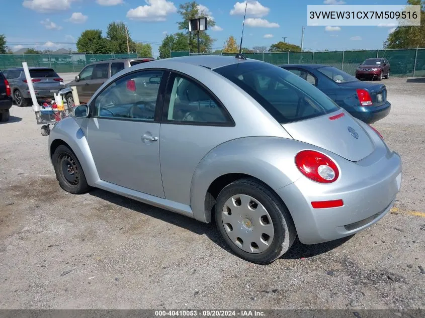 2007 Volkswagen New Beetle 2.5 VIN: 3VWEW31CX7M509516 Lot: 40410053