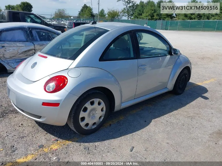 2007 Volkswagen New Beetle 2.5 VIN: 3VWEW31CX7M509516 Lot: 40410053