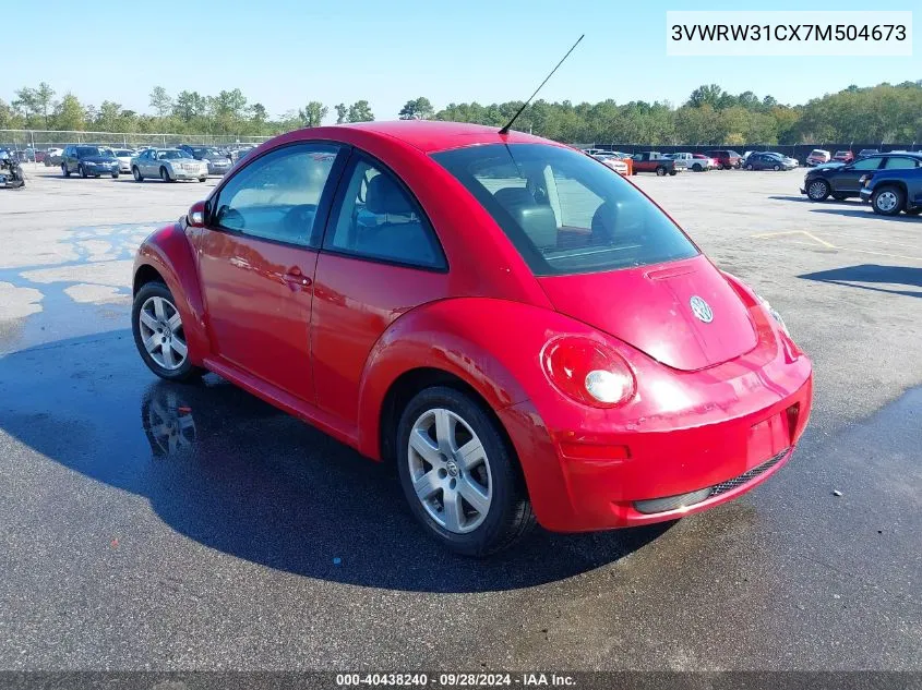 3VWRW31CX7M504673 2007 Volkswagen New Beetle 2.5