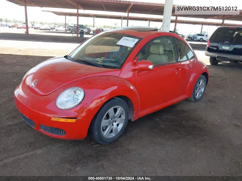 3VWRG31CX7M512012 2007 Volkswagen New Beetle 2.5