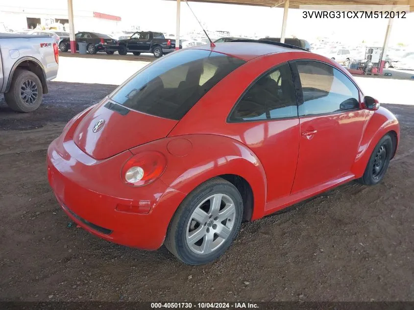 3VWRG31CX7M512012 2007 Volkswagen New Beetle 2.5