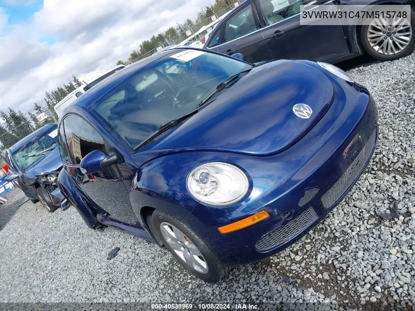 3VWRW31C47M515748 2007 Volkswagen New Beetle 2.5