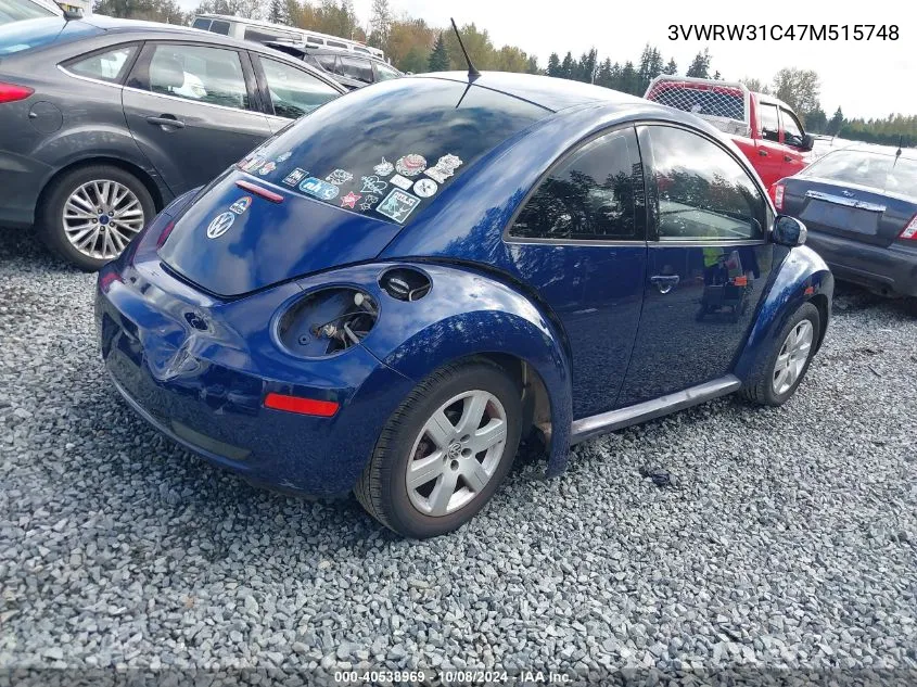 3VWRW31C47M515748 2007 Volkswagen New Beetle 2.5