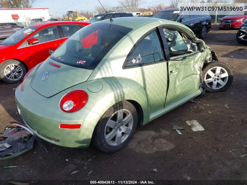 3VWPW31C97M519690 2007 Volkswagen New Beetle 2.5