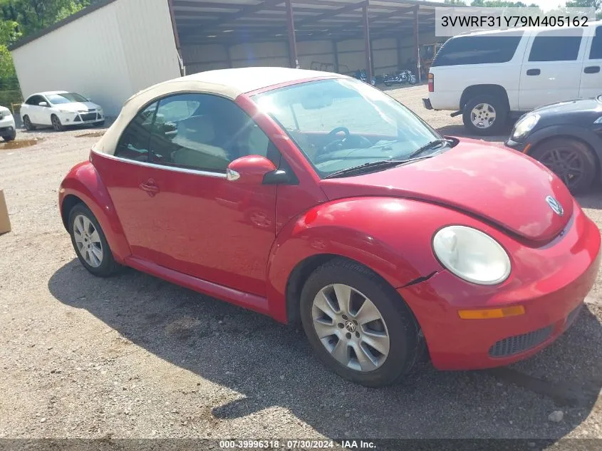 2009 Volkswagen New Beetle 2.5L VIN: 3VWRF31Y79M405162 Lot: 39996318