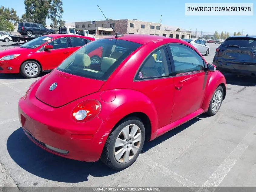 3VWRG31C69M501978 2009 Volkswagen New Beetle 2.5L