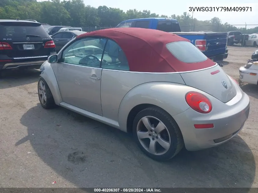 3VWSG31Y79M409971 2009 Volkswagen New Beetle 2.5L Blush Edition