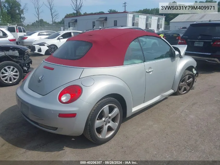 2009 Volkswagen New Beetle 2.5L Blush Edition VIN: 3VWSG31Y79M409971 Lot: 40206307