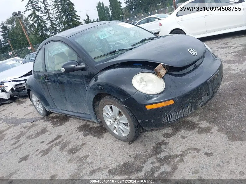 3VWPG31C09M508755 2009 Volkswagen New Beetle Coupe S