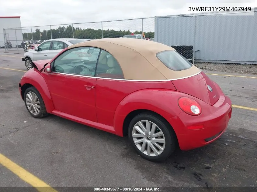 3VWRF31Y29M407949 2009 Volkswagen New Beetle 2.5L