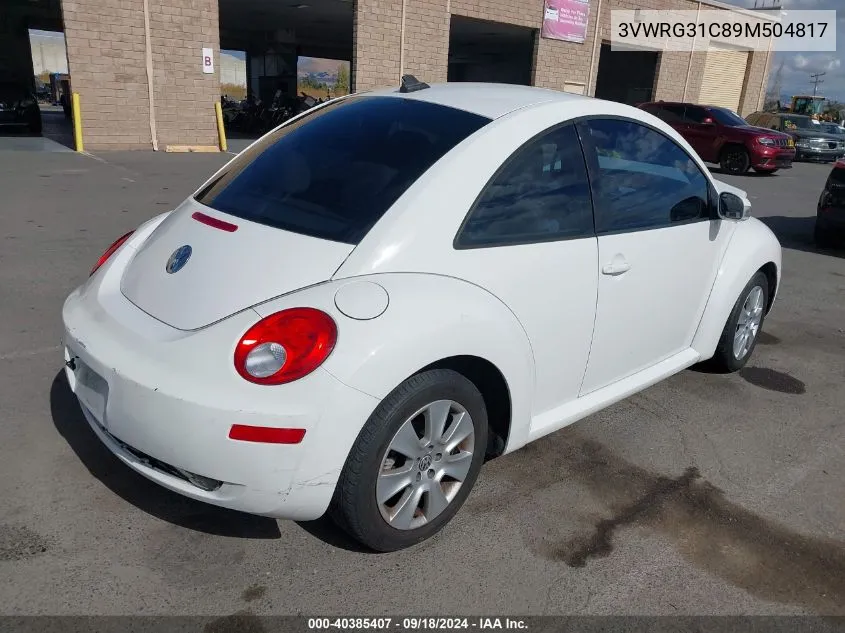 3VWRG31C89M504817 2009 Volkswagen New Beetle 2.5L