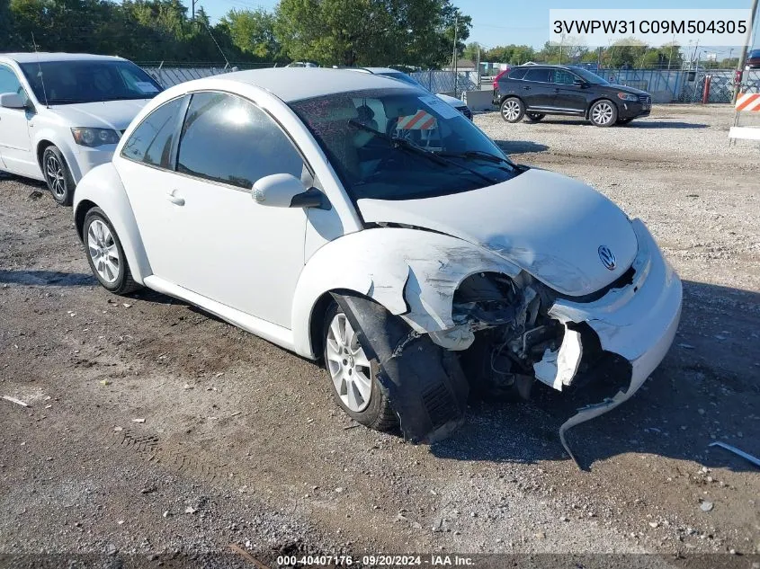 3VWPW31C09M504305 2009 Volkswagen New Beetle 2.5L