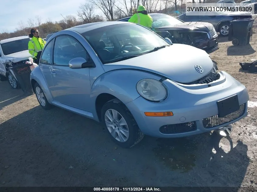 3VWRW31C09M518309 2009 Volkswagen New Beetle 2.5L