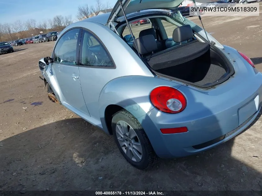 3VWRW31C09M518309 2009 Volkswagen New Beetle 2.5L