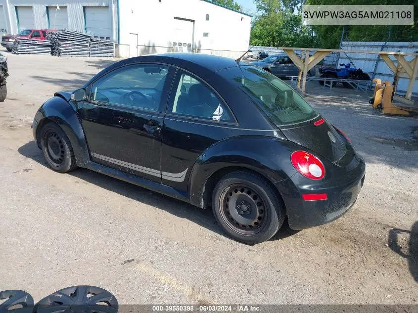 3VWPW3AG5AM021108 2010 Volkswagen New Beetle 2.5L Final Edition