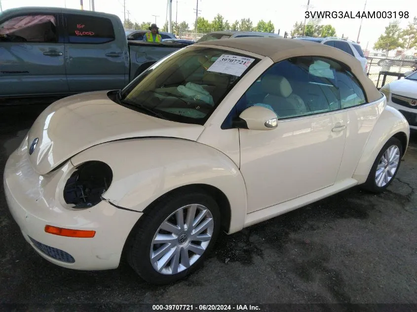 3VWRG3AL4AM003198 2010 Volkswagen New Beetle 2.5L