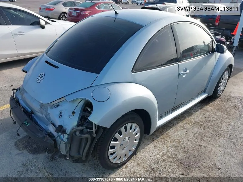 2010 Volkswagen New Beetle 2.5L VIN: 3VWPG3AG8AM013811 Lot: 39987076