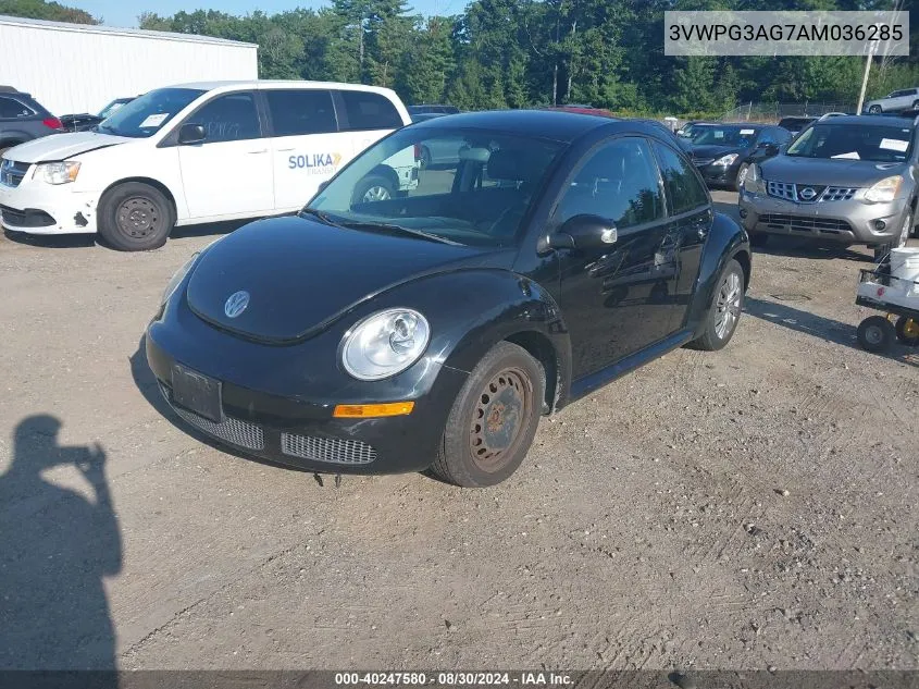 2010 Volkswagen New Beetle 2.5L VIN: 3VWPG3AG7AM036285 Lot: 40247580