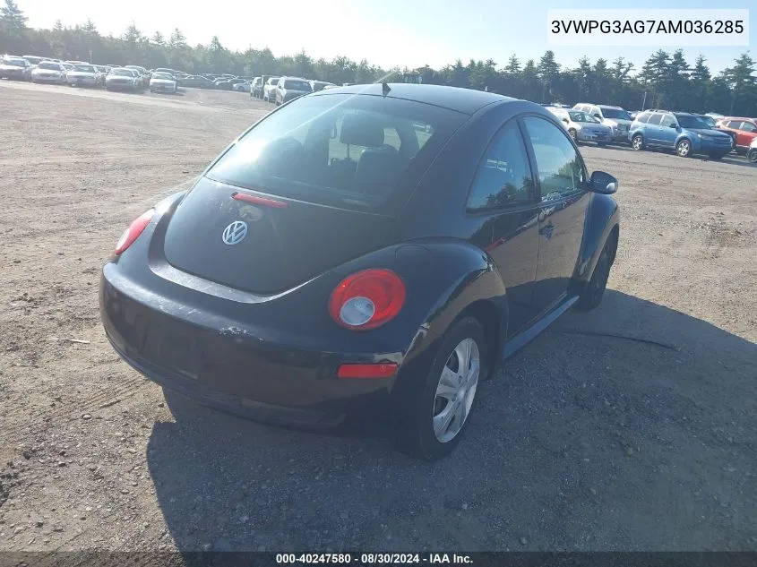 2010 Volkswagen New Beetle 2.5L VIN: 3VWPG3AG7AM036285 Lot: 40247580