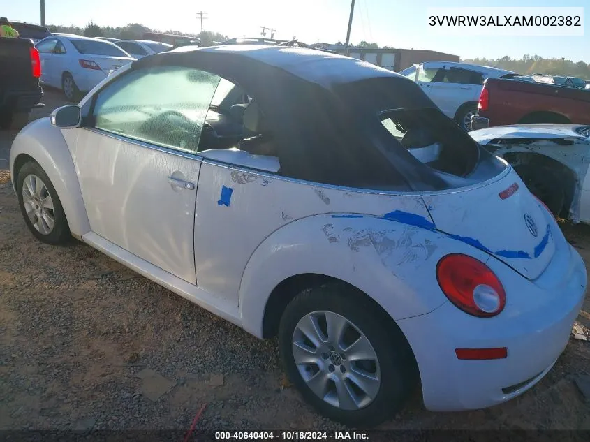 3VWRW3ALXAM002382 2010 Volkswagen New Beetle 2.5L