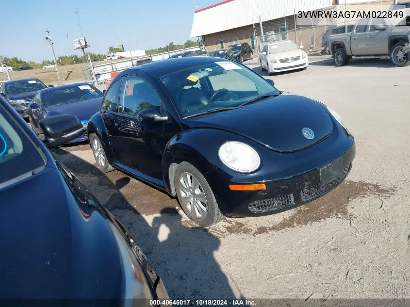 3VWRW3AG7AM022849 2010 Volkswagen New Beetle 2.5L