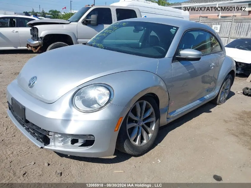 2012 Volkswagen Beetle VIN: 3VWJX7AT9CM601942 Lot: 12085918