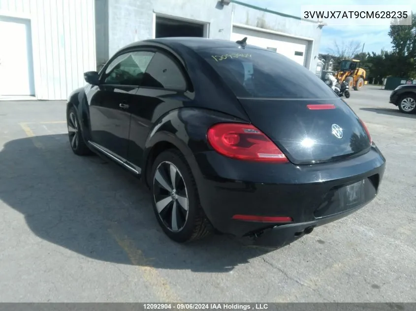 2012 Volkswagen Beetle VIN: 3VWJX7AT9CM628235 Lot: 12092904