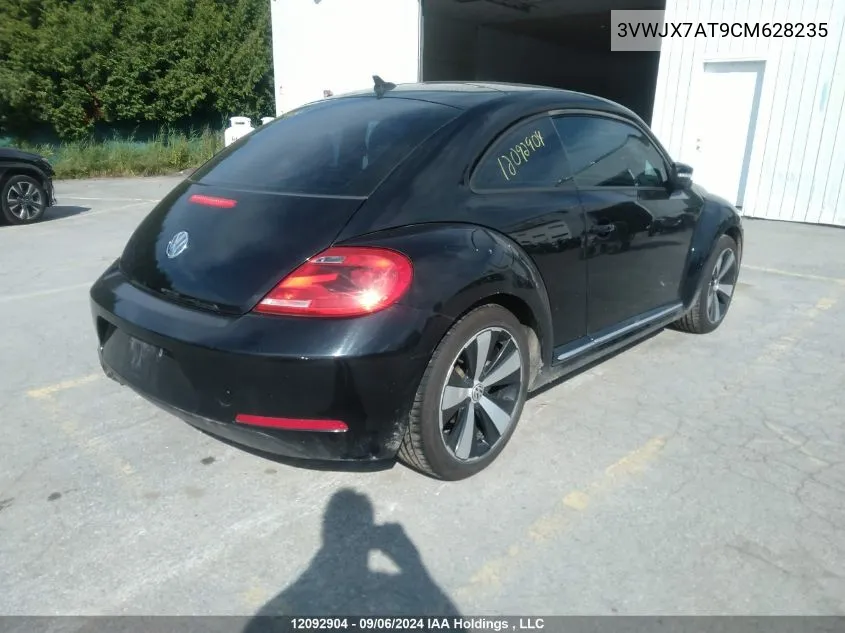 2012 Volkswagen Beetle VIN: 3VWJX7AT9CM628235 Lot: 12092904