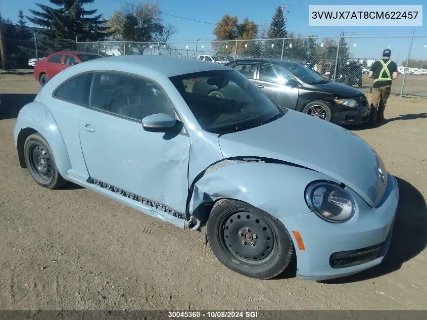 2012 Volkswagen Beetle VIN: 3VWJX7AT8CM622457 Lot: 30045360