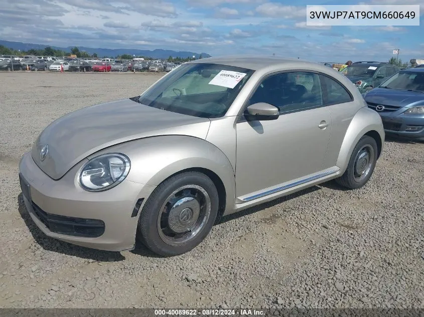 2012 Volkswagen Beetle 2.5L VIN: 3VWJP7AT9CM660649 Lot: 40089622