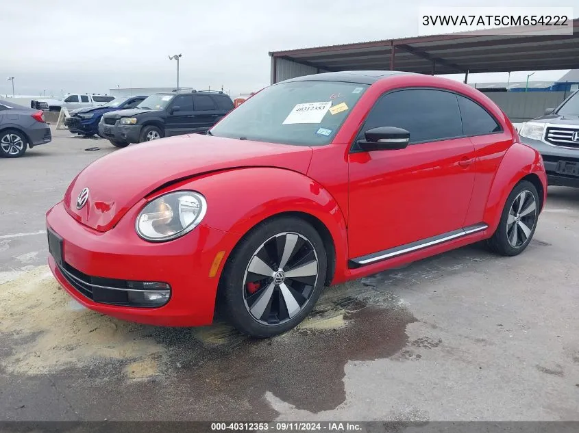 3VWVA7AT5CM654222 2012 Volkswagen Beetle Turbo