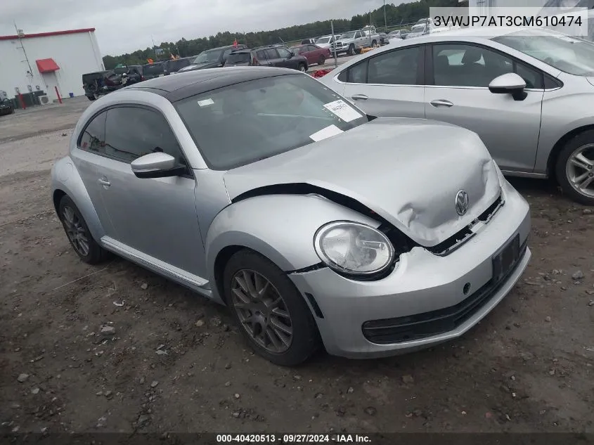 3VWJP7AT3CM610474 2012 Volkswagen Beetle 2.5L