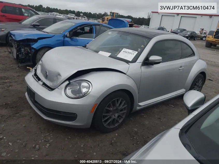 3VWJP7AT3CM610474 2012 Volkswagen Beetle 2.5L