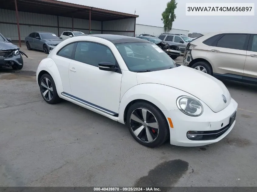 2012 Volkswagen Beetle 2.0T Turbo VIN: 3VWVA7AT4CM656897 Lot: 40439870