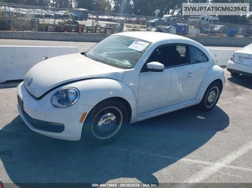 2012 Volkswagen Beetle 2.5L VIN: 3VWJP7AT9CM623942 Lot: 40479665