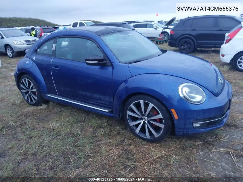 2012 Volkswagen Beetle 2.0T Turbo VIN: 3VWVA7AT4CM666376 Lot: 40525725