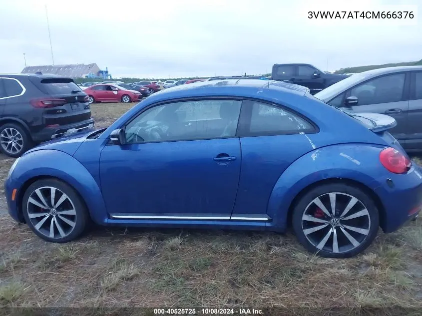 2012 Volkswagen Beetle 2.0T Turbo VIN: 3VWVA7AT4CM666376 Lot: 40525725